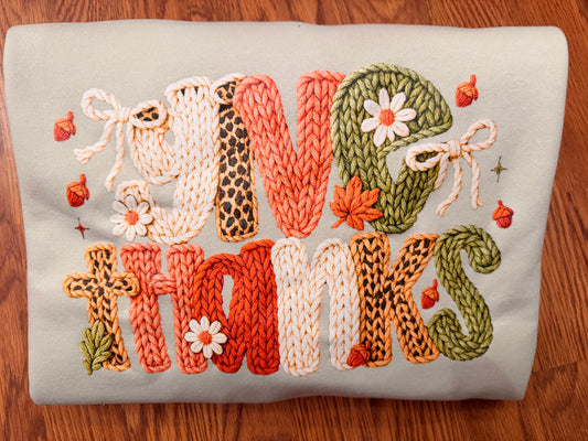 Give Thanks Faux Yarn